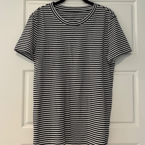 Set of 3 Women's Gap Black and White Striped Tops Size M Tall - Picture 6 of 16